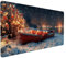 Tapis de Souris Gamer Noir Tapis de Souris XXL 100 x 50 cm, Lavable Mouse Pad Papillon Mousepad Base en Caoutchouc Antidérapant Surface Bords Cousus Accessoires Gaming pour Jeux et Bureau -ly250576