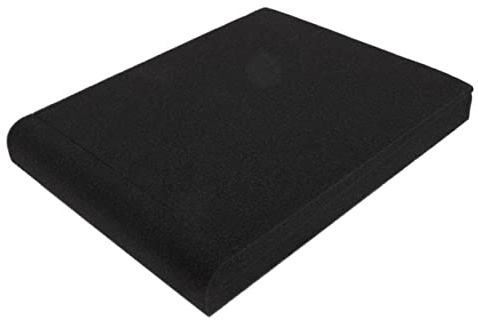 DECORNIJIA Hochdichtes Akustikschaumstoff Lautsprecher Isolationspad Antirutsch Schallschutzpolster für Studio Monitor Vibration Dämmung und Klangoptimierung
