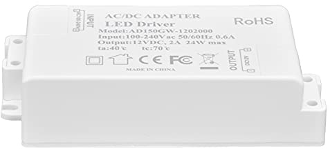 Fockety Pilote LED Transformateur DIY Multifonctionnel de Haute Qualité pour Ampoules LED, Plafonniers pour Armoires de Cuisine de Salle de Bain, Matériau ABS