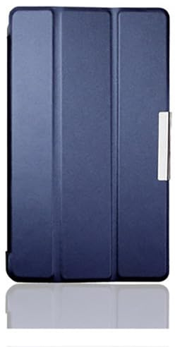 Funda para tablet Google Nexus 7 FHD de 2ª generación, ultrafina, magnética, función atril, función atril, ligera, de piel, para Google Nexus 7 2ª generación (versión 2013), color azul oscuro