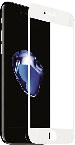 IPhone 7 8 plus Screen Protector Glass,3D Tempered Glass Shatterproof Glass High Transparency Full Screen Coverage Ultra Clear Bubble-Free Good Touch Feeling Anti-oil(White, iPhone 7/8plus)
