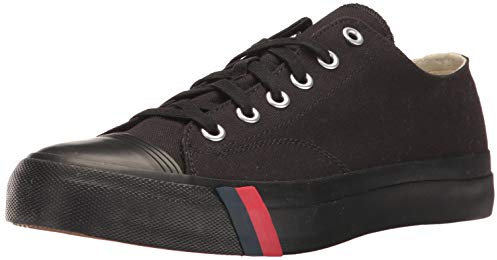 PRO-Keds Herren Royal Lo Classic Canvas Schuhe, schwarz / schwarz, 35.5 EU