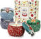 Yinuo Mirror Regali Natale, Candele Profumate Regalo, Set Candele Profumate 4x4,4 Oz, per Anniversario Natale San Valentino Festa della Mamma Decorazione
