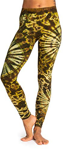 PANASIAM Leggings batik2, CS04 Olive Green Tones, L