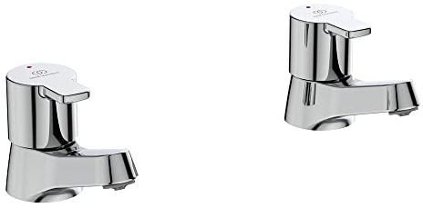 Ideal Standard Calista Pillar Basin Taps, B1146AA,Chrome