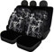 Woisttop Sunglass Autositzbezüge, Giraffe, vollständiges 4er-Set, für Vorder- und Rückseite, Luftkissenschutz für Limousine, SUV, LKW, Van