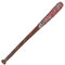 Boland 72269 - Blutiger Knüppel, Länge 61 cm, Schlagstock, Baseballschläger, Kunststoff, Attrappe, Waffe, Kostüm, Karneval, Mottoparty, Halloween