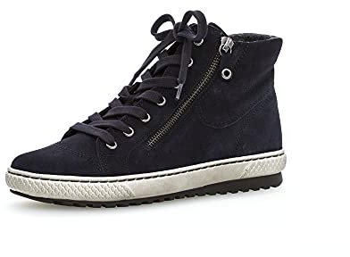 Gabor Damen Schnürstiefeletten, Frauen Stiefeletten,Wechselfußbett,gefüttert,Woman,Lady,Ladies,Boots,Stiefel,Bootee,Booties,Marine,40 EU / 6.5 UK