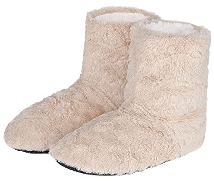 Hausschuhe Winter Hüttenschuhe Damen Hüttenstiefel Plüsch Hausstiefel Mädchen Pantoffeln Warm Gefüttert Winterhausshuhe Rutschfest Sohle Stiefel Winterschuhe Flauschig Weich Plüschpantoffeln Indoor