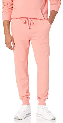 Amazon Essentials Pantaloni Della Tuta in French Terry Leggeri (disponibile nelle taglie Big & Tall) Uomo, Pesca, XXL