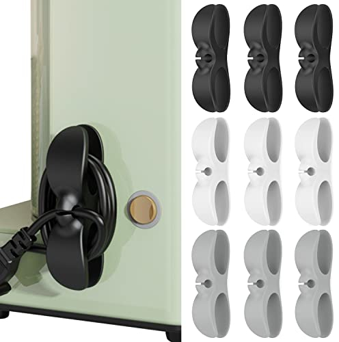 CHZIMADE 9 Stück Schnur Organizer für Haushaltsgeräte Küchenschnur Organizer Schnur Wickler Schnur Halter für Haushaltsgeräte Stick auf Stand Mixer, Kaffeemaschine, Schnellkochtopf, Air Fryer
