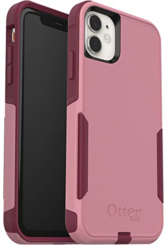 OtterBox Commuter Series Schutzhülle für iPhone 11 (nur), Nicht-Einzelhandelsverpackung, Cupids Way (Rosmarinrosa/rote Pflaume)
