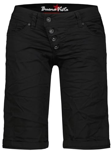 Buena Vista Damen Shorts MALIBU STRETCH TWILL schwarz (15), XXS
