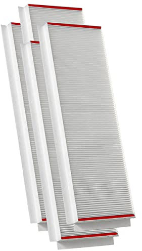 Tops Filter Für Zehnder ComfoAir Q350 / 450/550 | 4x Pollenfilter F7 | Zehnder Filter ComfoAir Q350 | Ersetzt Original Zehnder Filter 400502013 | KWL Lüftungsanlage | 4x F7 Filter 160x500x23 mm