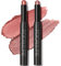 Ombretto Occhi Stick,2 PCS Ombretti In Crema Stick, Penna Ombretto Impermeabile A Lunga Durata, Shimmer Ombretto Penna Creare Glitter Trucco Occhi (Starring Rose（0712）)