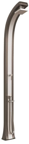 Doccia da Giardino Miscelatore e Doccetta Arkema Spring Plus Fascia Inox Dove Grey