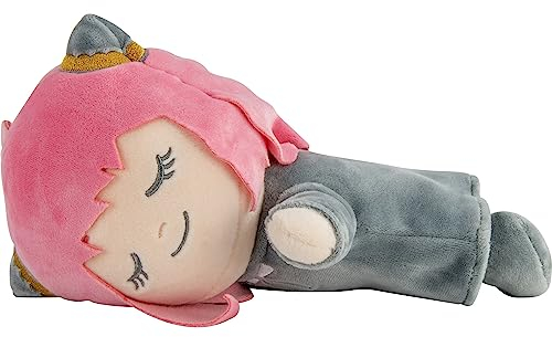 Bizak Club Mocchi Mocchi - Suya Suya Sleeping Friend Plush - Spy X Family Anya Forger - Sleeping Spy X Family Figure Plush - Squishy Anime Plushies and Kawaii Toys - 8 Inch