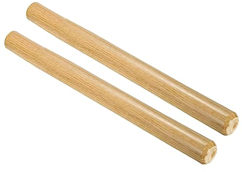 PATIKIL 15 Inch Wooden Shovel Handle, 2 Pack Garden Shovel Handle Replacement Hardwood Handles for Round Eye Hoe Shovel Trowel