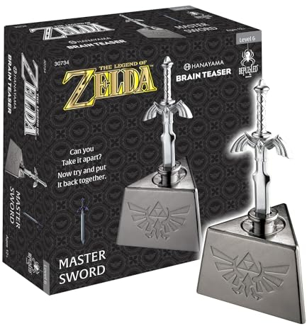 BePuzzled Legend of Zelda Meisterschwert Hanayama Brain Teaser, Mensa bewertet Stufe 6, ab 12 Jahren