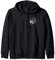 Totenkopf mit Ananas-Hut Kapuzenjacke