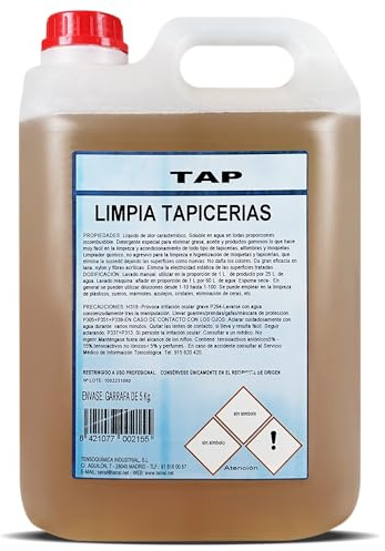 LUCCY Limpiador de Tapicerias 5 litros | Asientos del Coche, Alfombras, Sofás, Téxtiles, Colchón, Moquetas, Salpicadero