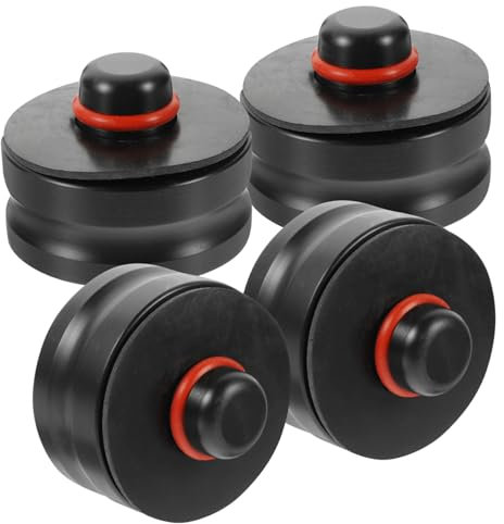 Mobestech Gummi-wagenheber-pad-Set Für 4-teiliges Wagenheber-zubehör Bequemes Material Für Sicheres Anheben