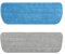 DHWEKU Mop Pads, 2 Stück Mop Microfaser Reinigung Pads, Wischmopp-Reinigungskissen für Alle Sprühwischer & Wischmopps Waschbar, 42×14 cm