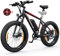 Vipdrive Electric Bikes for Adults, E-Bike with 48V 13Ah Removable Battery, 26 X 4 Fat Tire, 5 PAS Modes, 7 Speeds, Up to 25 Km/h, Large LCD Display, Up to 100 KM E Mountain Bikes(Climber 1.1 Red)