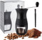 KINGHON Macinacaffè Manuale, Portatile Macina Caffè Manuale con Maniglia In Acciaio Inossidabile, Macina caffe' Manuale per Viaggi, in Ufficio, a Casa