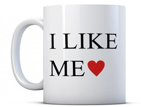 Finger prints Tasse mit Filmzitat I Like Me, Keramik, 300 ml