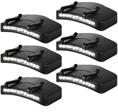Pocketman 11 LED Clip On Cap Leicht Hutscheinwerfer Batteriebetriebenes Licht für Angeln Camping Laufen zum Radfahren Wandern und andere Outdoor-Aktivitäten (6)