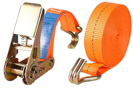 Cinghie e fermagli a cricchetto,Cinghie a cricchetto, Cinghie di carico a cricchetto con ganci a J, Corda del freno regolabile con tenditore per cinghia per motocicletta da carico con rimorchio per fu