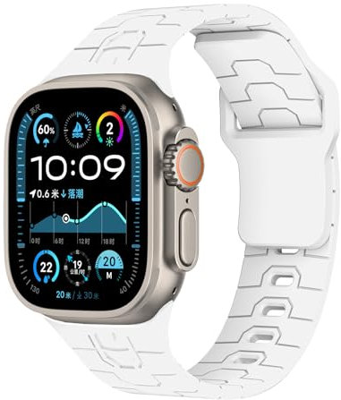 Sportarmband für Apple Watch Ultra/2 Armband 49mm 46mm 45mm 44mm 42mm 41mm 40mm 38mm Armbänder Herren Kinder,Iron Man Gravierte Uhrenarmband Silikon Band für Apple Watch 10 iWatch 9 8 7 6 5 4 3 SE2