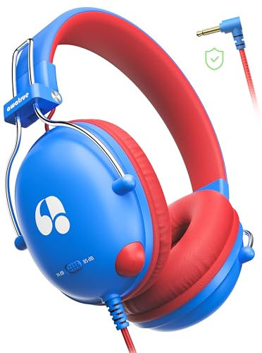awatrue kids Headphones, Toddler Headphone with 74/85db Volume Limited, HD Sound, Sturdy Design&Super Light, Foldable Over-ear Childrens Headphones for iPad/Girls/Boys/Chromebooks/School/Tablet