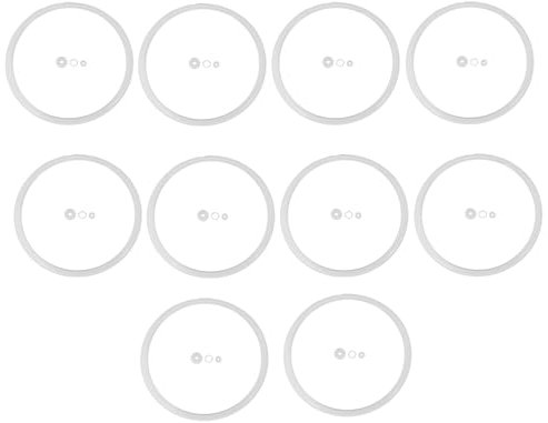 Reinscer 10 piezas de repuesto de goma de silicona eléctrica olla a presión piezas sello sello hogar 5-6L