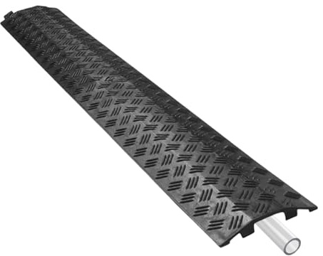 Mihauuke Protège-Câble Routable - Protecteur de Câbles pour Allées | Rampe Extérieure pour Câbles sur Allée Jardin Gravier Garage Trottoir