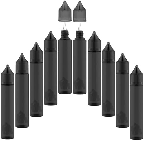 Chubby Gorilla - 30ml - soft - LDPE - Unicorn Empty Bottle - black - 10-pack