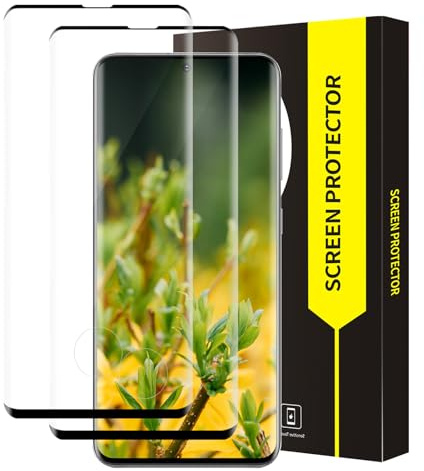 Bodyguard 2 pièces Verre Trempé pour Samsung Galaxy S20 5G, sans bulles, 9H Dureté, Anti-traces, 3D plein écran, Haute Sensibilité protection écran, Ultra HD Claire Samsung S20 vitre protection