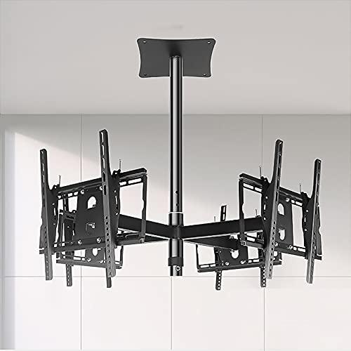 Adjustable TV Wall Mount Ceiling Bracket - Tilt & Swivel for 32-55 Inch LCD TVs, Universal Fit, Heavy-Duty, Optimal Viewing Experience, Easy Installation