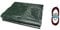 Pool Abdeckplane Winterabdeckplane mit 90g/m² für Oval und Achtform Becken bis 625 x 360 cm