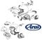 Arai Obere Belüftung vorne Motorradhelm TDF Duct-2 Diamond