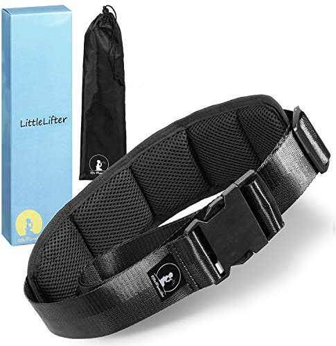 LittleMoonshine reißfester Tragegurt für Babyschalen jeder Marke - inkl. weiches Schulterpolster und Tasche - sicherer, verstellbarer Babyschale Tragegurt - praktische Tragehilfe Baby