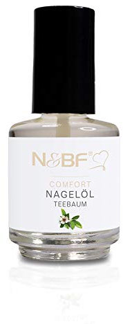 N&BF Comfort Nagelöl mit Duft 12ml | Nährstoffreiche Pflege für Nagel und Nagelhaut auf natürlicher Basis | Repair and Protect Öl unterstützt optimal bei der Regeneration der Fingernägel (Teebaum)