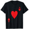 Karneval Kostüm Herz Ass Faschingskostüm Poker Kartenspiel T-Shirt