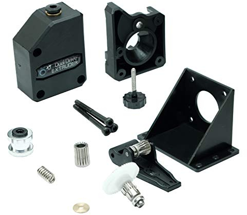 Paradisetronic.com Dual Drive Bowden Extruder für 3D Drucker, 1.75mm Filament, CR10, MK8, Prusa i3, Ender 3 (Pro) und weitere