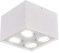 Trio Leuchten Deckenleuchte Biscuit 613000431, Metall Weiß matt, exkl. 4x GU10