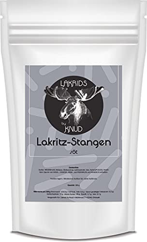 Lakrids Knud | Lakritzstangen aus Finnland (300 g süß)