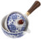 BESTonZON Fu Teekanne Keramik Teekessel mit Griff Chinesischer Japanische Kanne Fu Tee Set Kaffeekanne Wasserkrug Teebereiter Teekocher Teeservice für Losen Tee Teeliebhaber Weiß