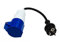 CEE Adapter Schuko-Stecker auf CEE-Steckdose Interbosch/Benson 230 V/16 A 000641