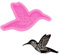 Glänzende glänzende Kolibri-Harz-Silikonform, Vogelform, Silikon-Schlüsselanhänger-Formen, Harzform, Epoxidharz-Gießform, Fondant-Kuchen-Backform für DIY-Kunsthandwerk